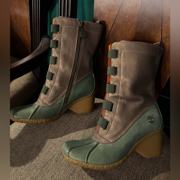 Timberland Urban Mallard High
Heeled Rain Duck Boots..  SIZE: US 8.5M - Picture 5 of 16